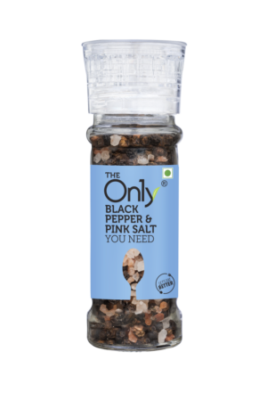 On1y Black Pepper & Pink Salt Grinder