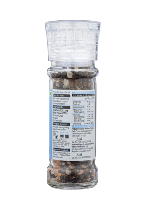 On1y Black Pepper & Pink Salt Grinder - Image 2