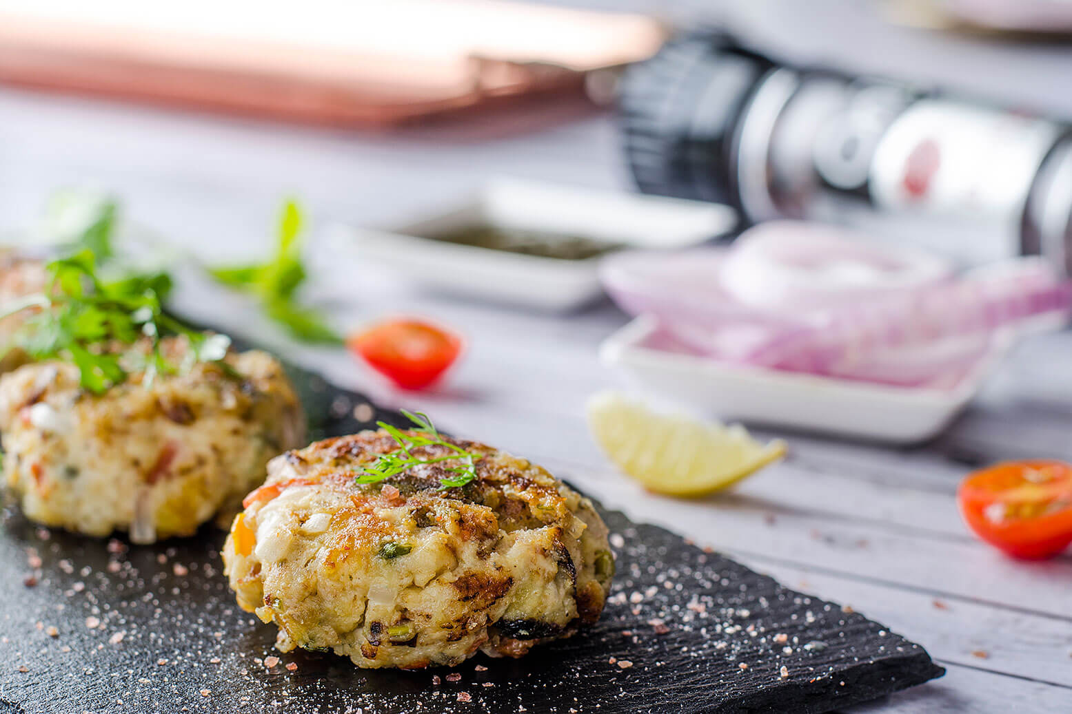 Dahi Pudina Tikki